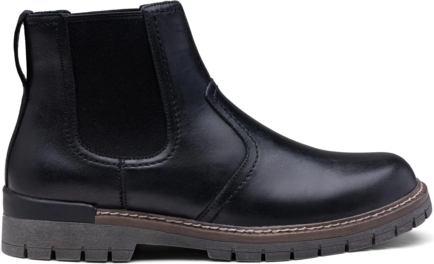 Jousen Mens Boots Retro Chelsea Boots Mens Casual Slip On Boots for Men