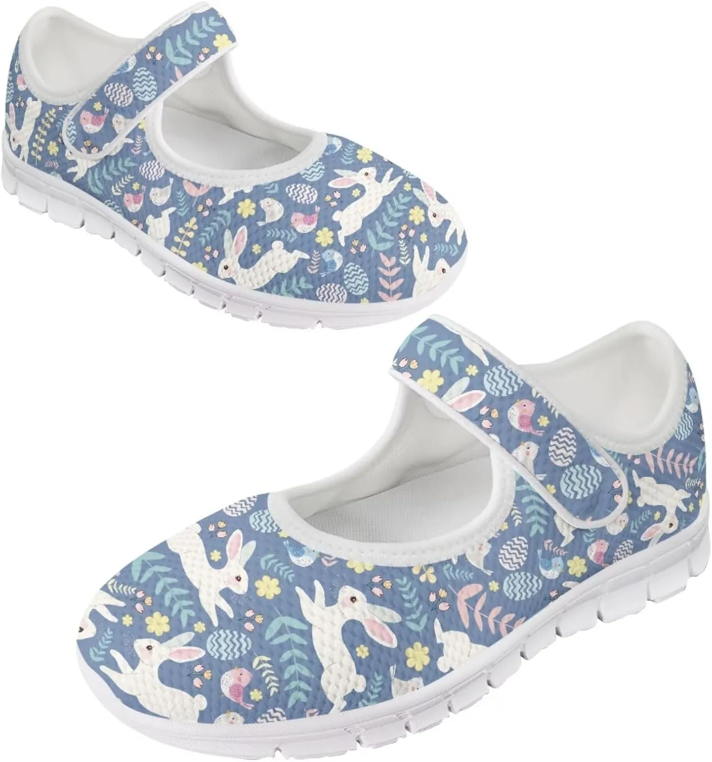 JoyLamoria Vintage Butterfly Flower Diabetic Shoes for Women Wide Walking Shoes Elastic Slip on Shoes Ultra Light