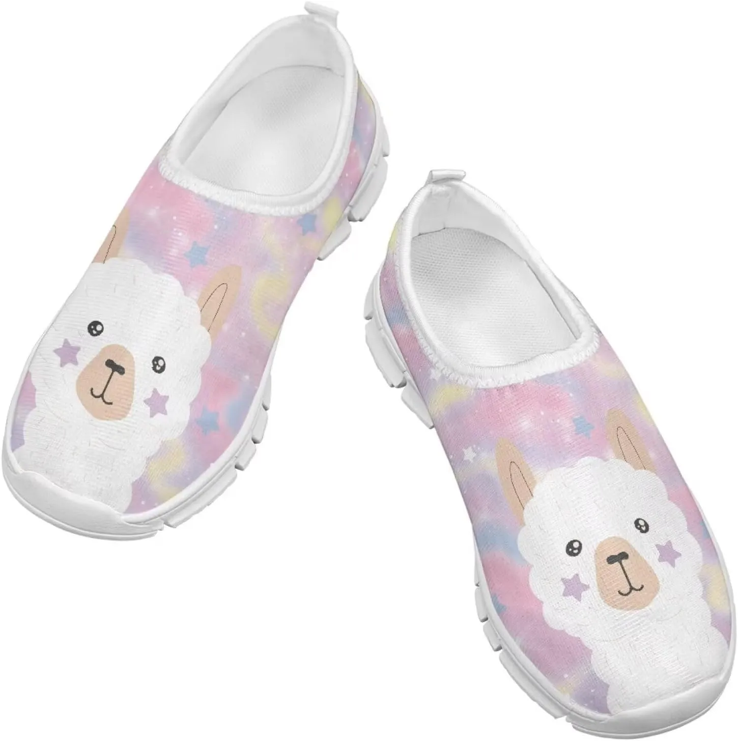 Kids Animal Print Casual Shoes for Girls - Light, Breathable, Non-Slip, Perfect for School, Picnics, Camping