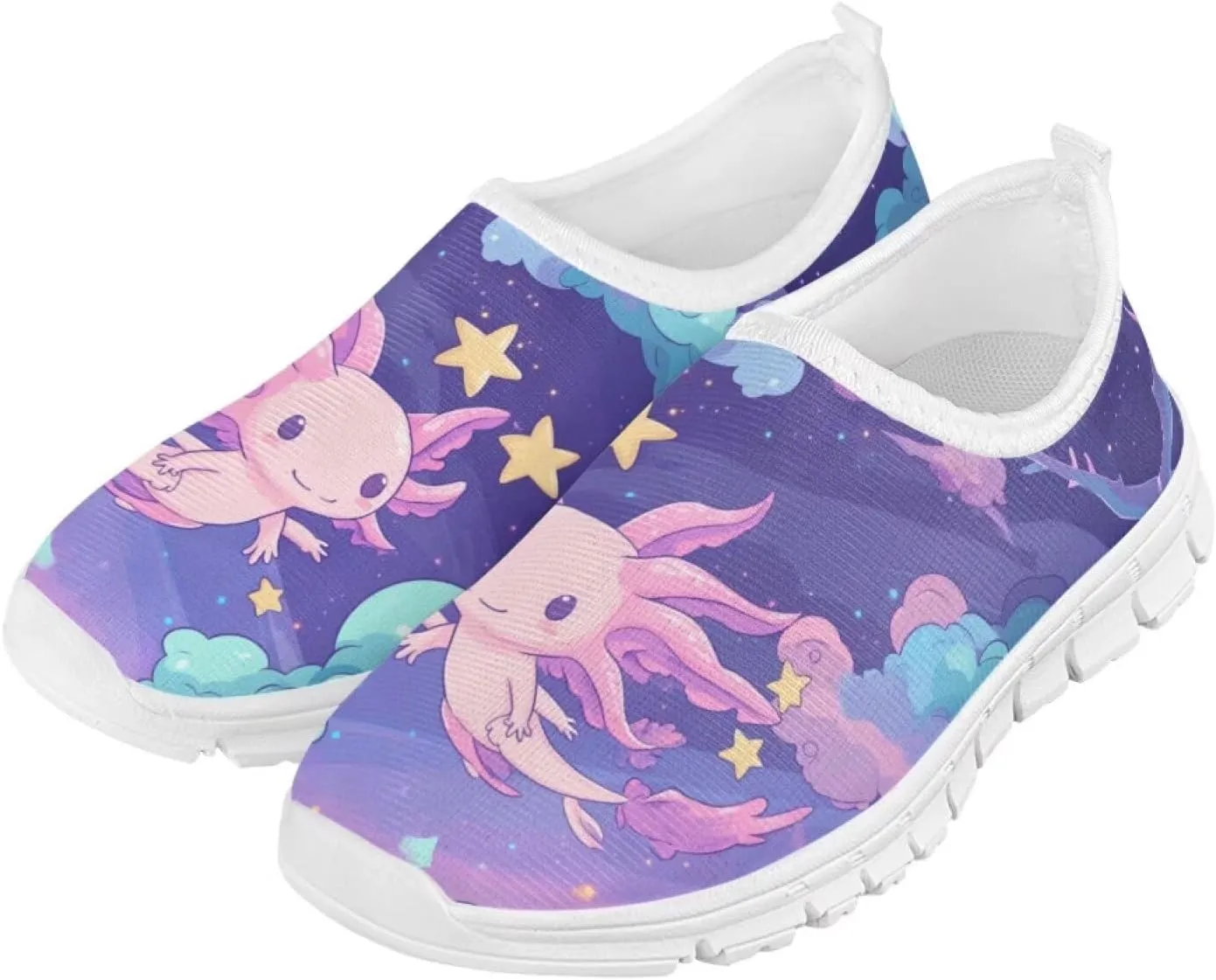 Kids Athltic Shoes Cute Girls Slip On Tennis Shoes Comfy Casual Shoes