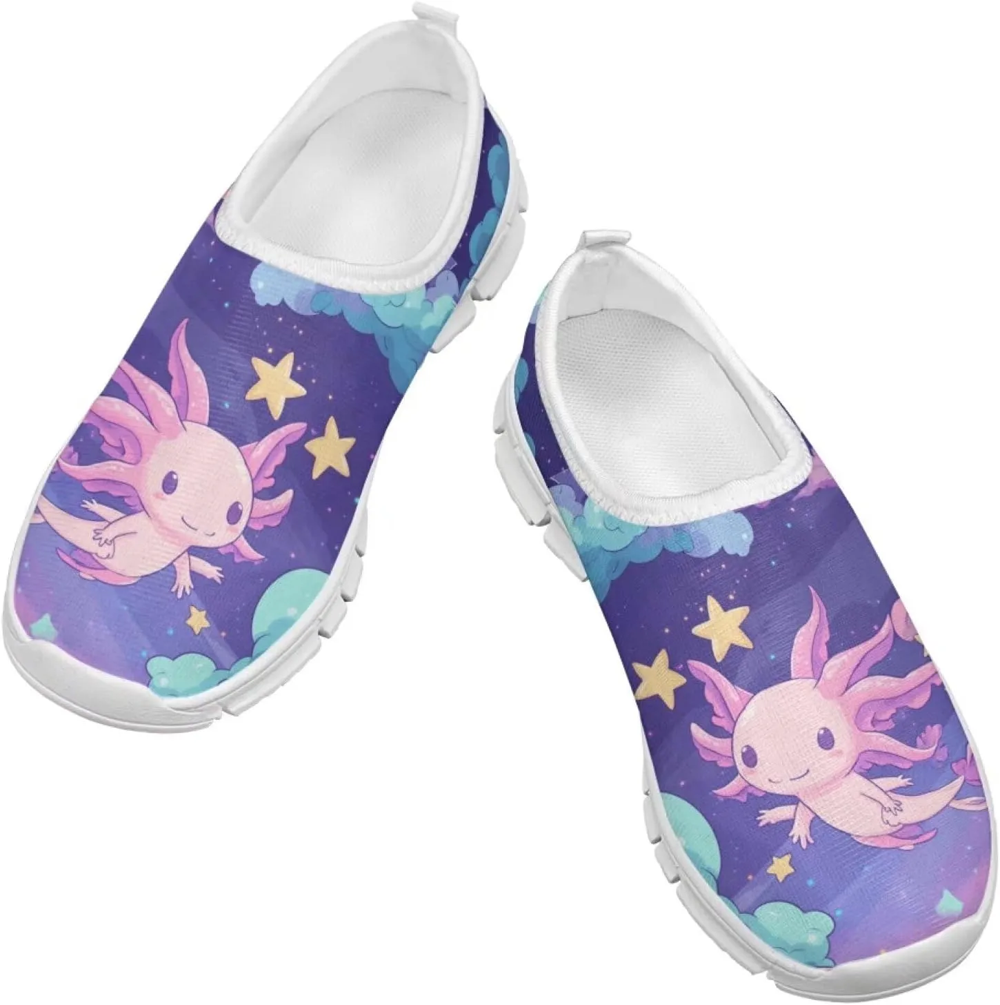 Kids Athltic Shoes Cute Girls Slip On Tennis Shoes Comfy Casual Shoes