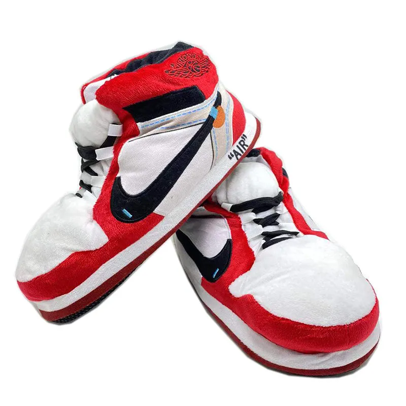 Kids Fluffy Sneaker Slippers