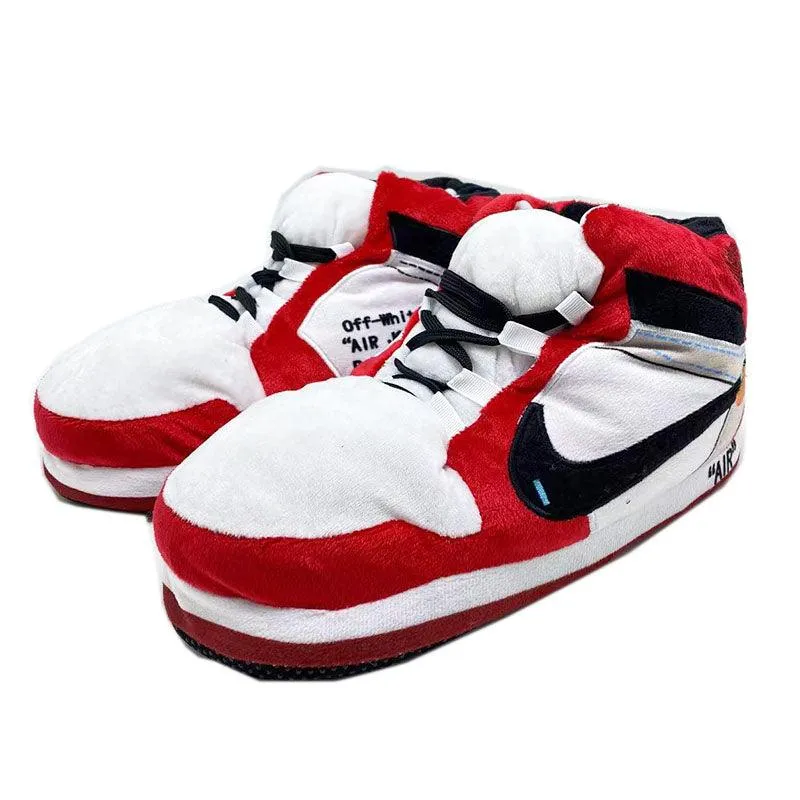 Kids Fluffy Sneaker Slippers