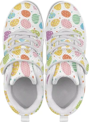 Kids Shoes Hook and Loops Running Athletic Shoes Slip On Non-Slip Shoes for Litter Kids Lightweight School Sport Sneaker for Boys Girls US 11-15