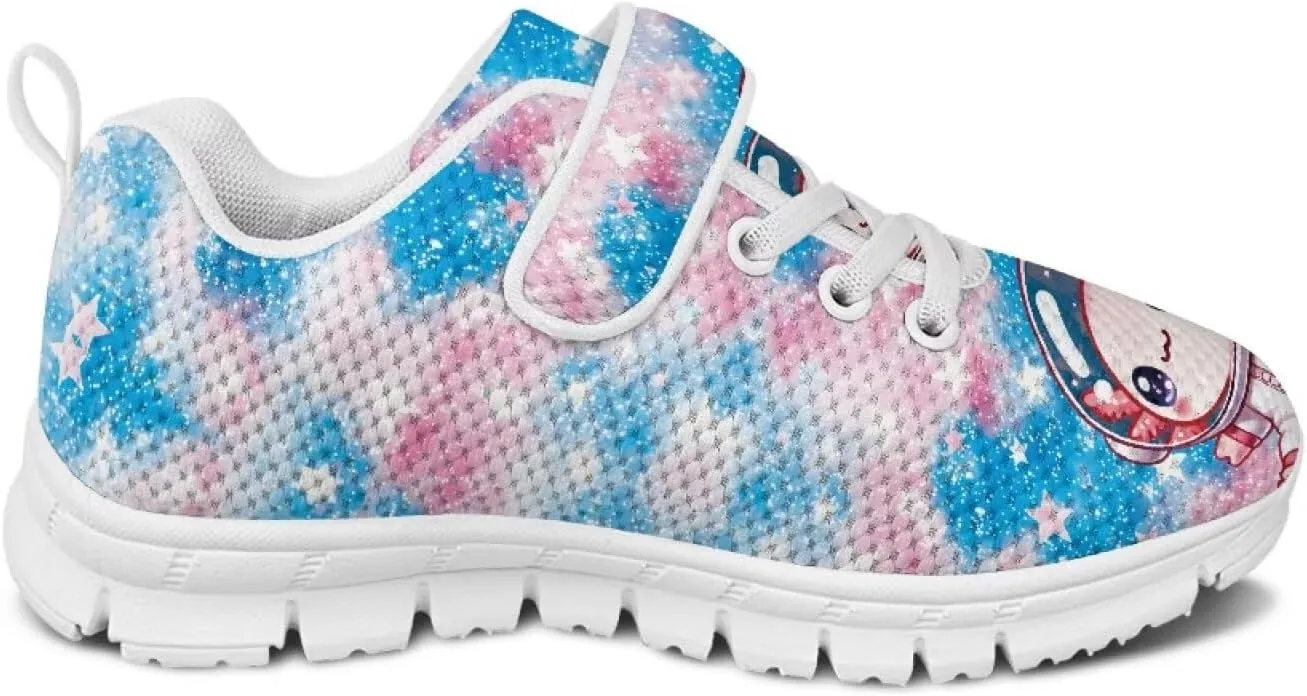Kids Sneakers for Boys Girls Single Buckle Running Tennis Shoes Breathable Lightweight Sport Athletic Shoe for Little Kids Size 11-15 White Sole