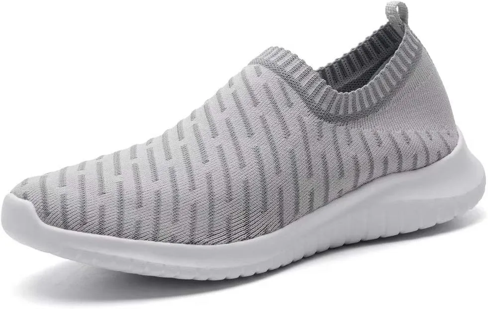 konhill Women's Slip On Sneakers Non Slip Walking Shoes Breathable Mesh Work Casual Lightweight Tennis Workout Shoes