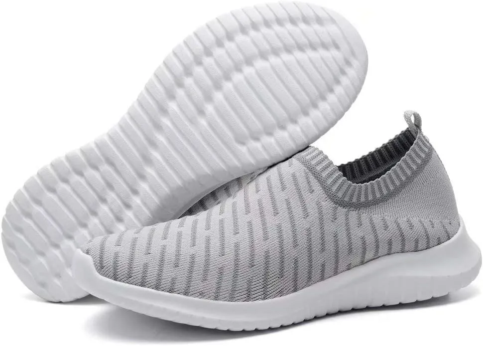 konhill Women's Slip On Sneakers Non Slip Walking Shoes Breathable Mesh Work Casual Lightweight Tennis Workout Shoes