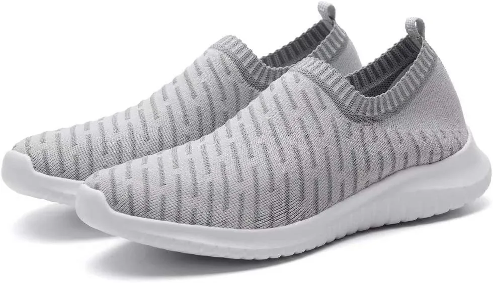 konhill Women's Slip On Sneakers Non Slip Walking Shoes Breathable Mesh Work Casual Lightweight Tennis Workout Shoes