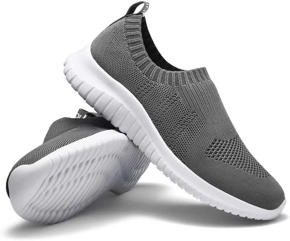 konhill Women's Walking Tennis Shoes - Lightweight Athletic Casual Gym Slip on Sneakers