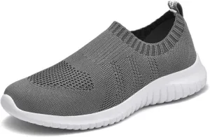 konhill Women's Walking Tennis Shoes - Lightweight Athletic Casual Gym Slip on Sneakers
