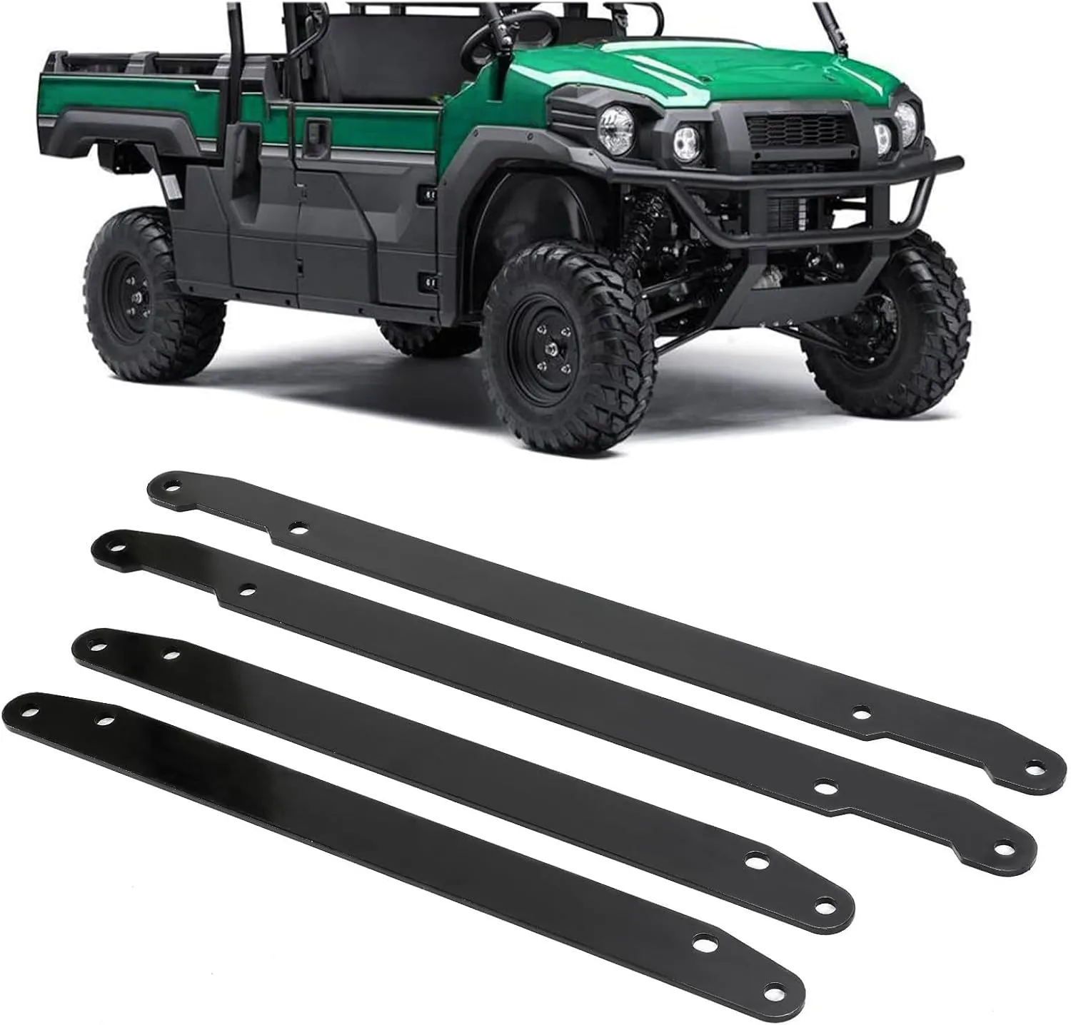 KUAFU 2" Lift Kit Compatible with 2015-2023 Kawasaki Mule PRO DX DXT FX FXT FXR 2 Inch Suspension Lift Kit Black