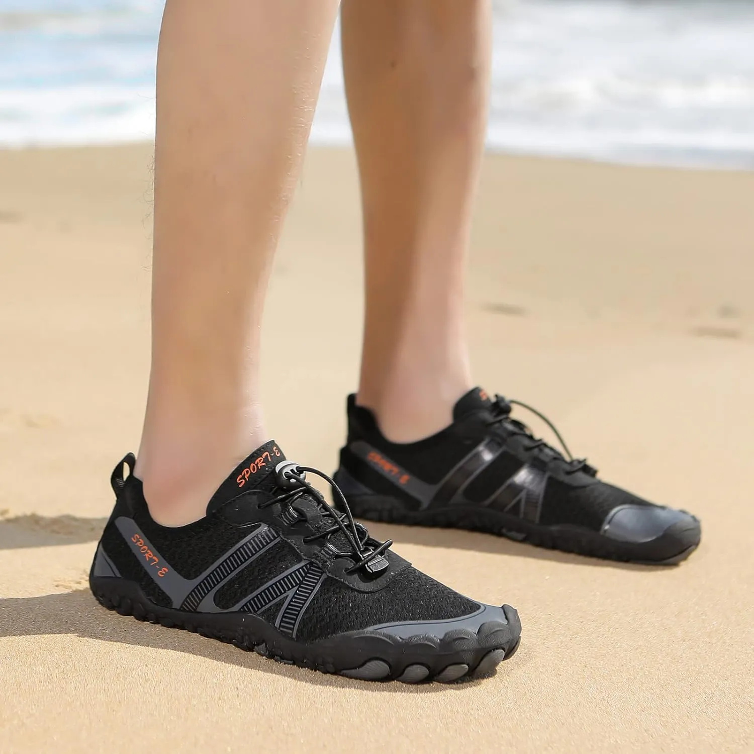 KUNWFNIX Water Shoes for Men Women Quick Dry Water Sports Barefoot Shoes Aqua Socks for Swim Beach Pool Surf Yoga for Women Men