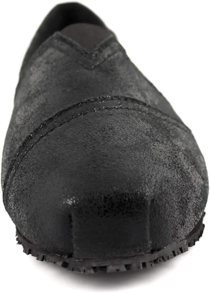 Laforst Women's Slip and Oil Resistant Non Slip Work Shoes Jess PU Slip-On Flat
