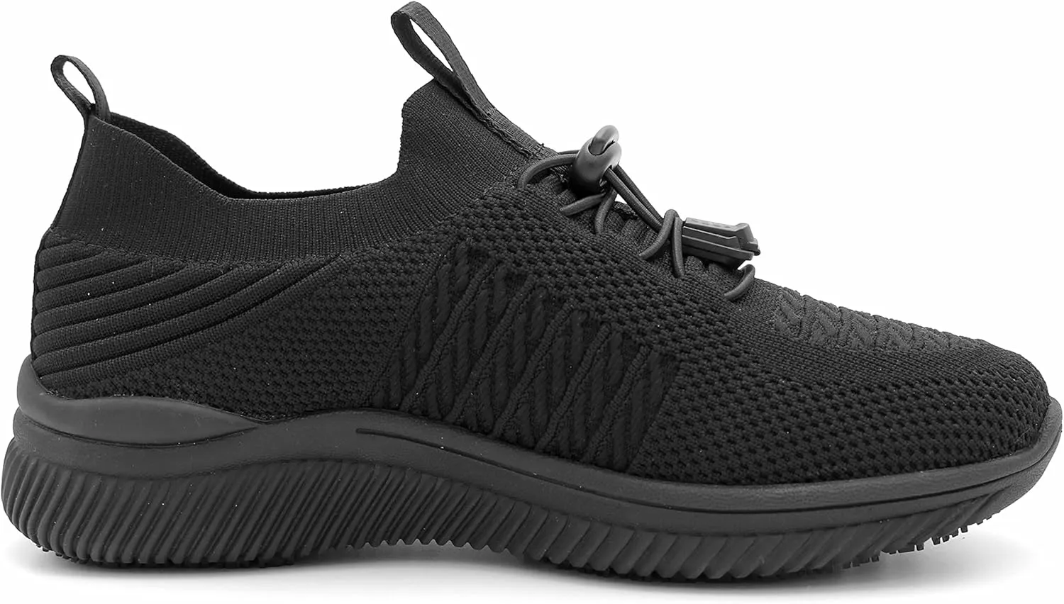 Laforst Womens Synthetic Mesh Upper Lace Up Slip Resistant Server Waitress Slip On Sneaker