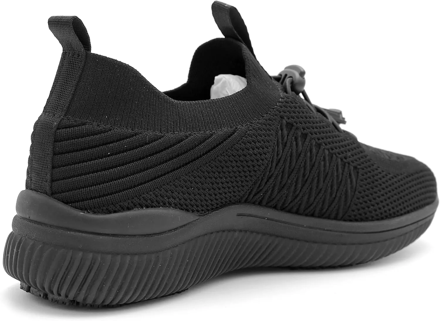 Laforst Womens Synthetic Mesh Upper Lace Up Slip Resistant Server Waitress Slip On Sneaker