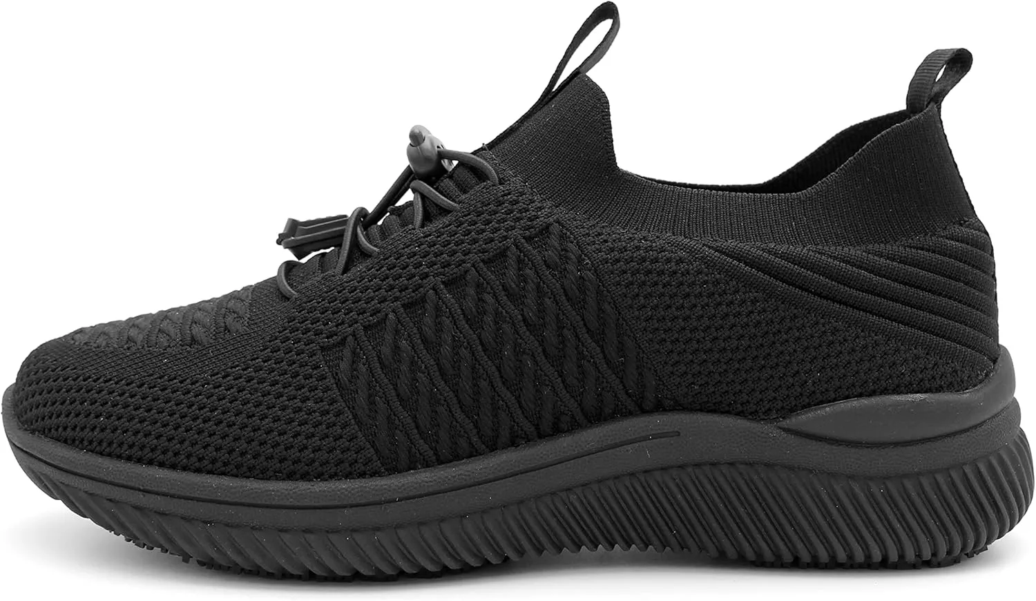 Laforst Womens Synthetic Mesh Upper Lace Up Slip Resistant Server Waitress Slip On Sneaker