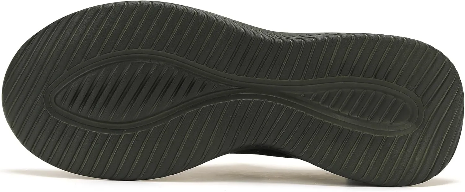 LCGJR Men's Walking Shoes Ultra Light Running Casual Sneakers Slip-on Workout Tennis Shoes for Male Mesh Breathable Comfort Outdoor Indoor