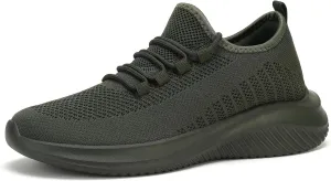 LCGJR Men's Walking Shoes Ultra Light Running Casual Sneakers Slip-on Workout Tennis Shoes for Male Mesh Breathable Comfort Outdoor Indoor