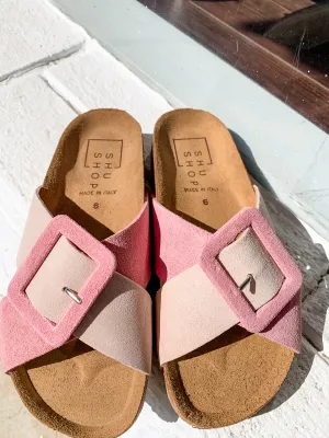 Light pink Slip On Sandals