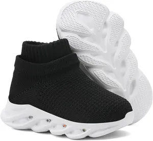 Light Up Led Casual Shoes for Toddler and Little Kids Luminous Breathable The First Walking Slip On Tennis Boys Girls