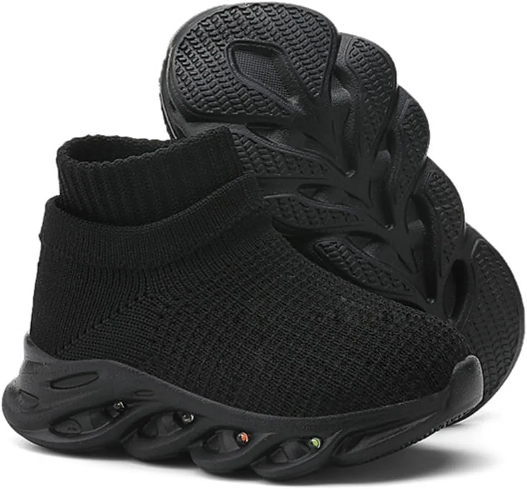 Light Up Led Casual Shoes for Toddler and Little Kids Luminous Breathable The First Walking Slip On Tennis Boys Girls