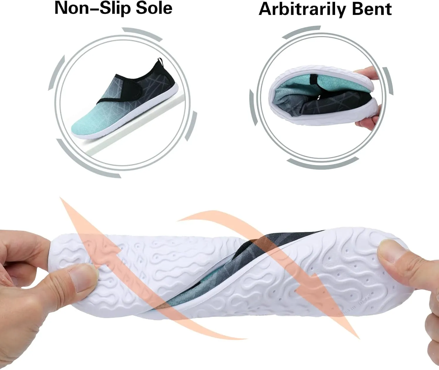 Lisdwde Women Men Water Shoes Quick Dry Breathable Aqua Sock Shoe for Summer Pool Swimming Beach Diving Walking