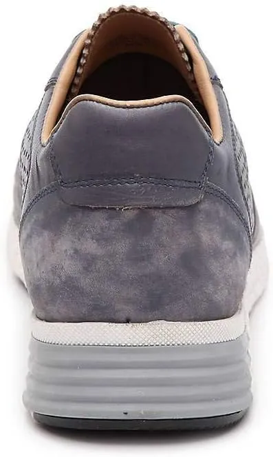 Low Down Men's Genuine Leather Perforated Sneaker