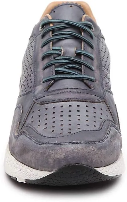 Low Down Men's Genuine Leather Perforated Sneaker