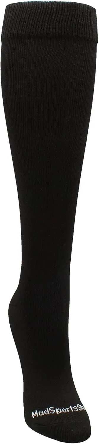 MadSportsStuff Softball Socks with Stitches for Girls and Women Youth and Adult Sizes in Over the Calf Length Kids