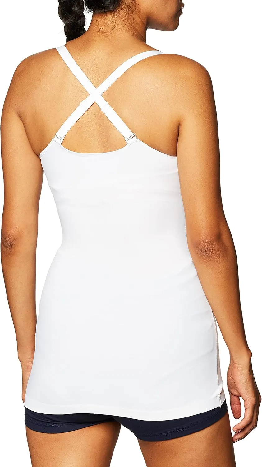 Maidenform Women's Shapewear Cami Tank Top, Tummy Control Shapewear Camisole, Convertible Strap Shapewear Cami