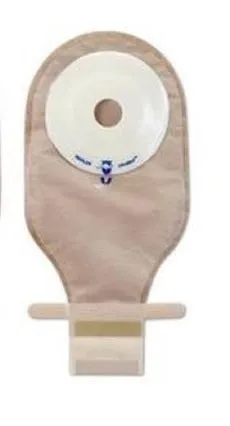 Marlen 52441 UltraMax Drainable Flat Pouch, AquaTack Hydrocolloid Barrier, Kwick-Klose Fastener, 1(5/8)", Transparent, Box of 5