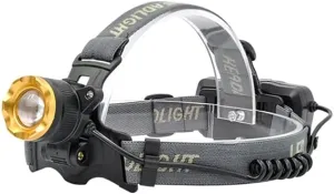 MDybf Yellow Light Headlight Long Battery Life Strong Light Charging Head-Mounted Long-Range Induction Night Fishing Outdoor Mine Overhead Light