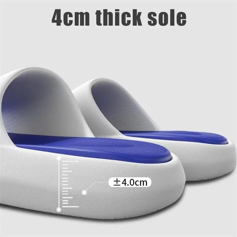 Men Women Non Slip Contrast Indoor Slippers for Bedroom Bathroom Beach