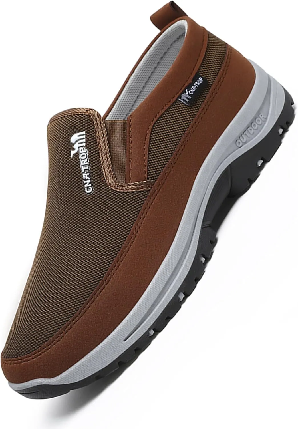 Men’s Casual Sneakers Slip-On – Breathable Mesh Loafers for Walking & Driving, Anti-Slip & Durable Sole, Comfortable Boat Shoes for Work & Daily Wear