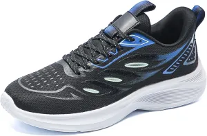 Men's Classic Color Blocking Lightweight Breathable Oversized Road Running Shoes, Indoor Outdoor Team Basketball Shoes, Park Walking Jogging Shoes
