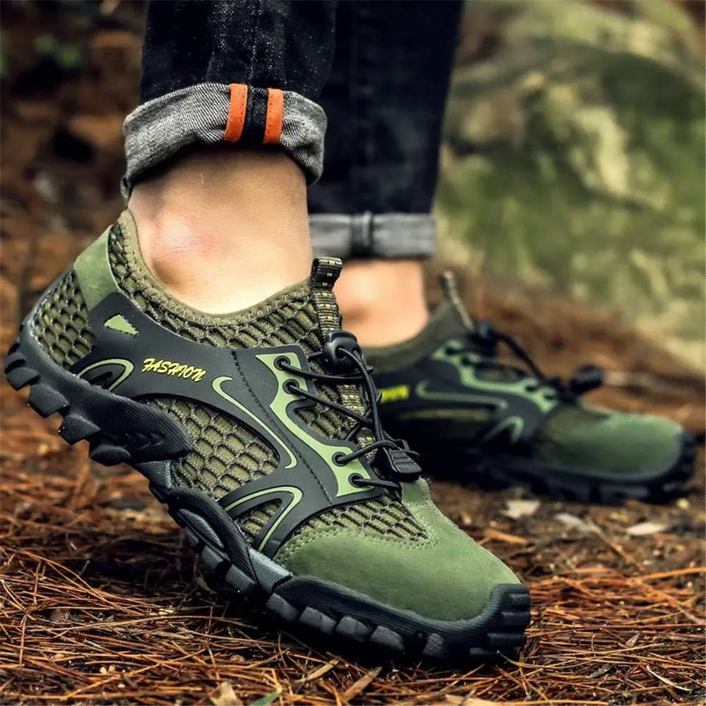 Men's Hiking Shoes Breathable Ultra-Slip Running Barefoot Trekking Mesh Quick Dry Lightweight Outdoor Training Sneakers