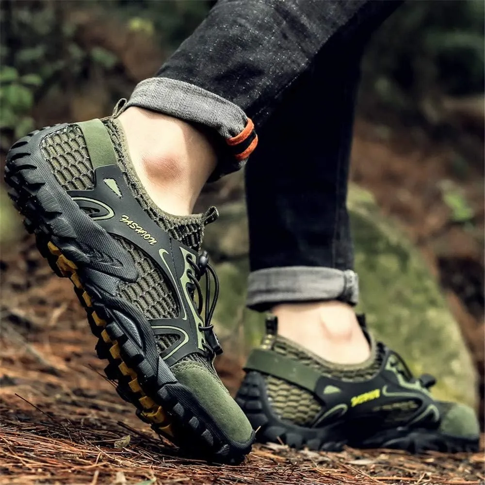 Men's Hiking Shoes Breathable Ultra-Slip Running Barefoot Trekking Mesh Quick Dry Lightweight Outdoor Training Sneakers