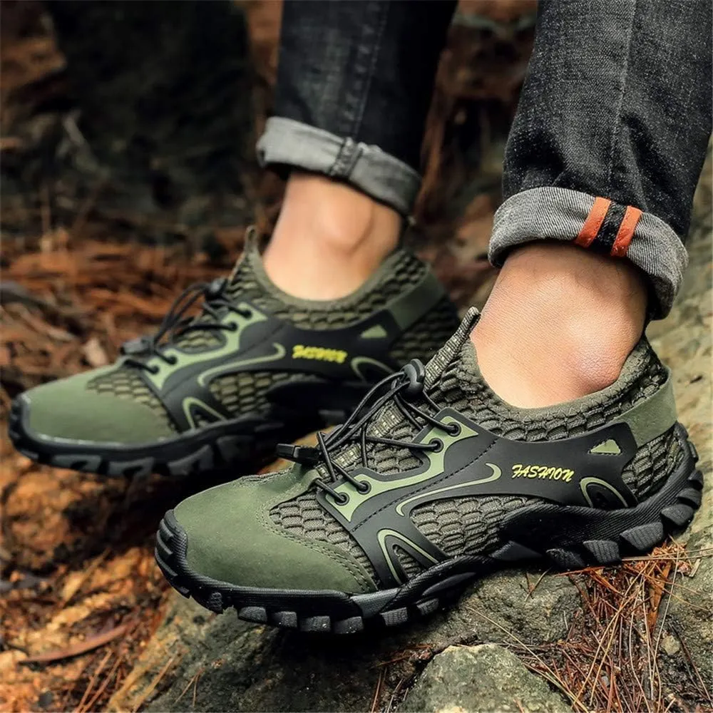 Men's Hiking Shoes Breathable Ultra-Slip Running Barefoot Trekking Mesh Quick Dry Lightweight Outdoor Training Sneakers