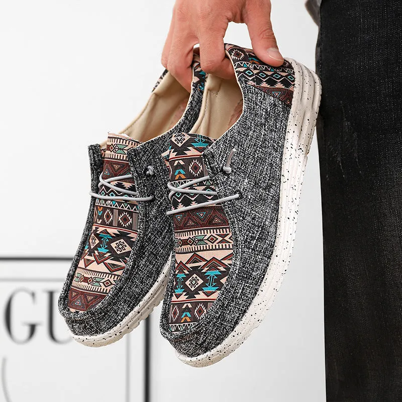 Men's Slip-On Canvas Casual Flats Shoes