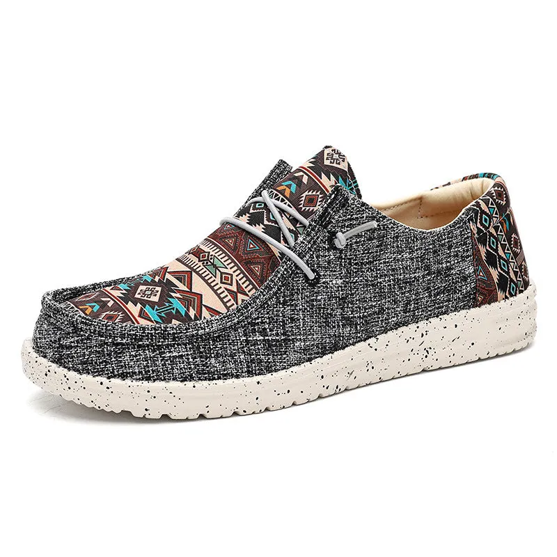 Men's Slip-On Canvas Casual Flats Shoes