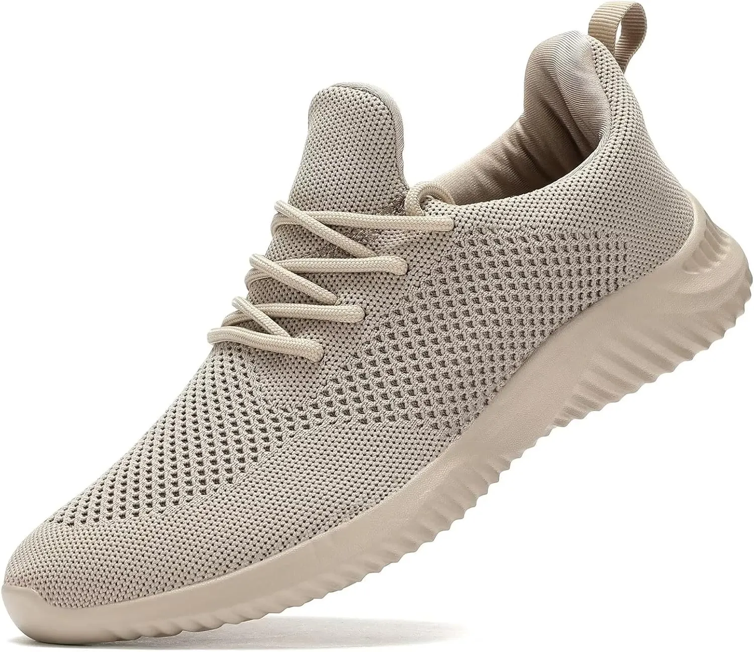 Men's Slip On Running Shoes Fashion Walking Sneakers Mesh Soft Sole Loafers Comfortable & Light-Weight Tennis Work Trainers