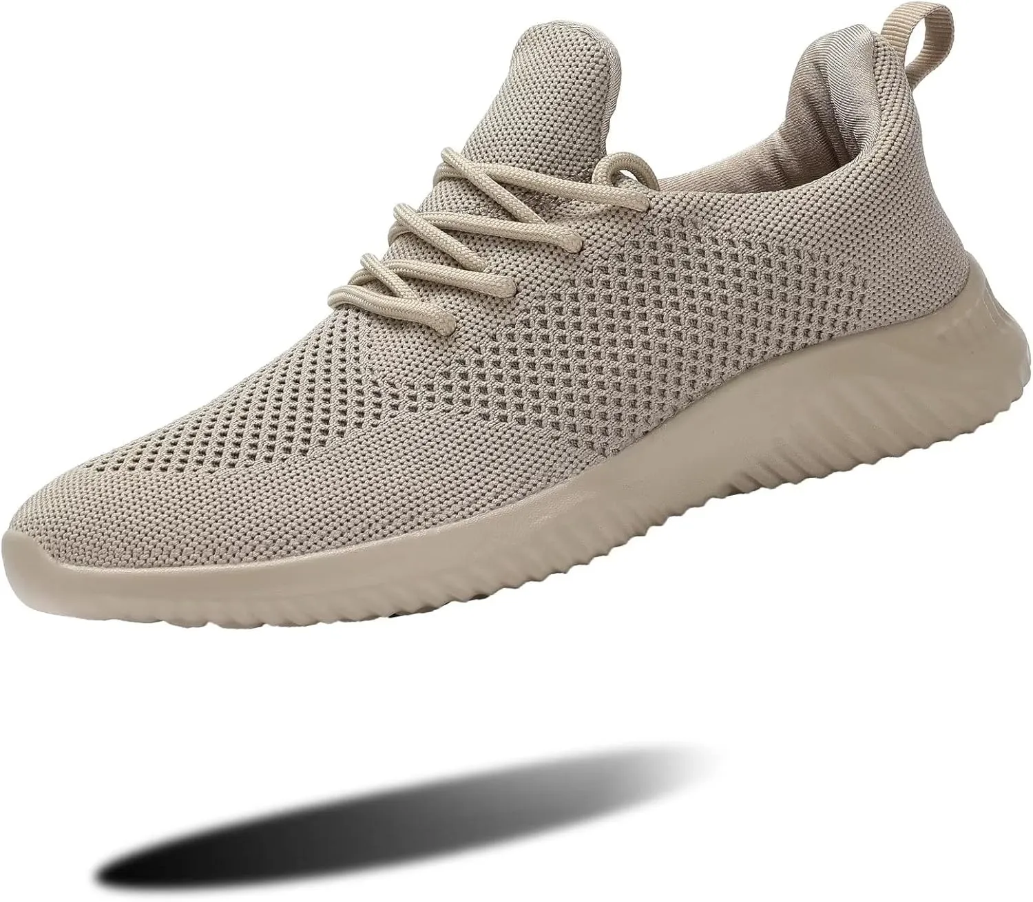 Men's Slip On Running Shoes Fashion Walking Sneakers Mesh Soft Sole Loafers Comfortable & Light-Weight Tennis Work Trainers