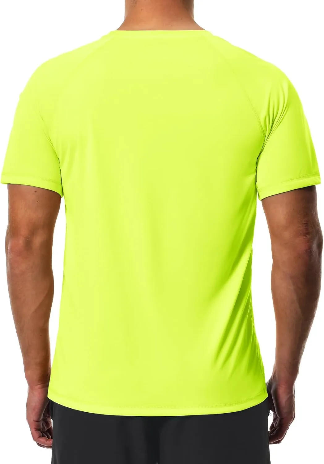 Men's Swim Shirts Quick Dry Rash Guard UPF 50  Sun Protection Fishing Beach Water Shirts Short Sleeve