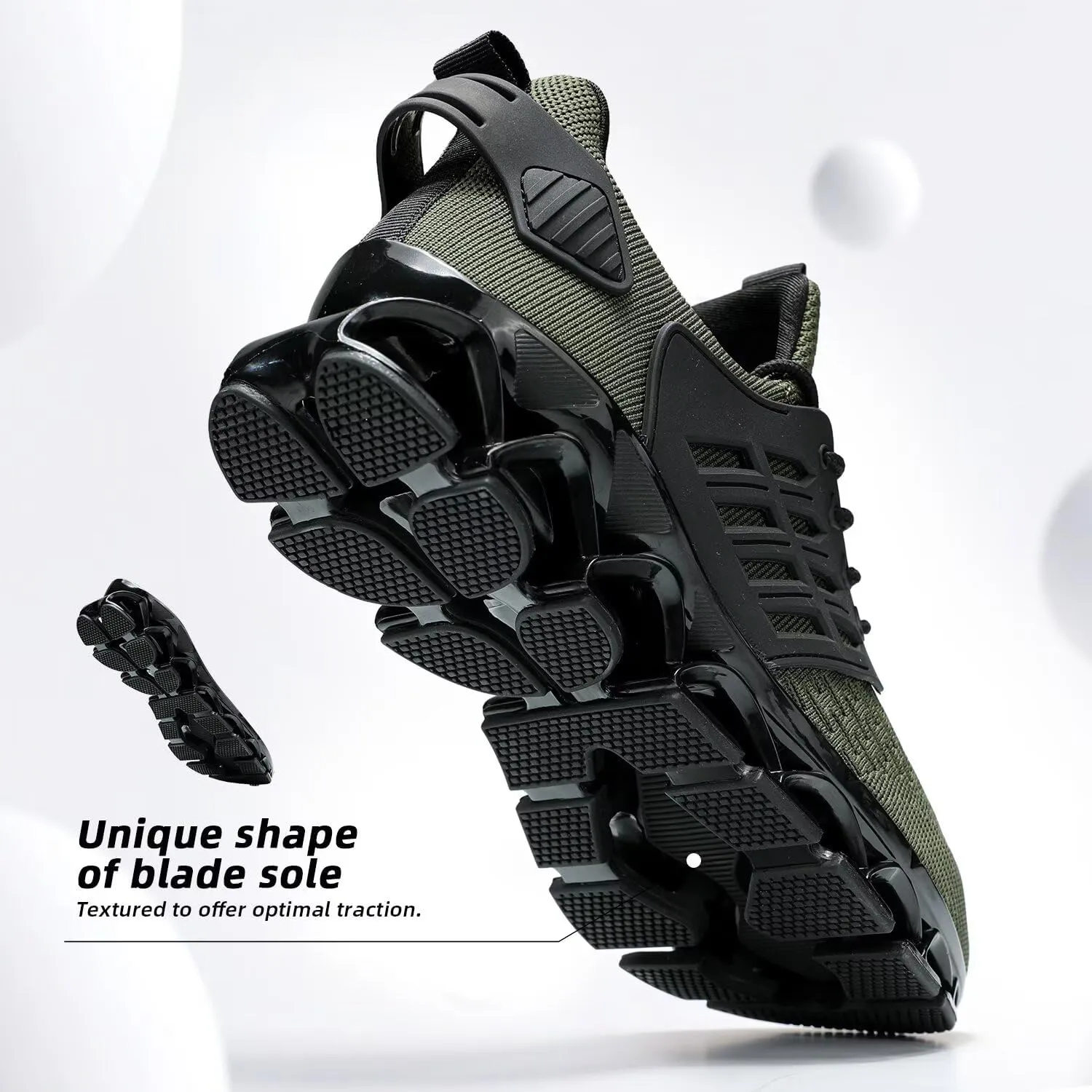 Mens Walking Shoes Slip on Blade Tennis Casual Fashion Trail Running Sneakers Comfort Non Slip Work Sport Athletic Trainers