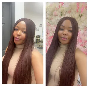 Million braids, Senegalese twist, Micro braid, Braided wig (Color 350)