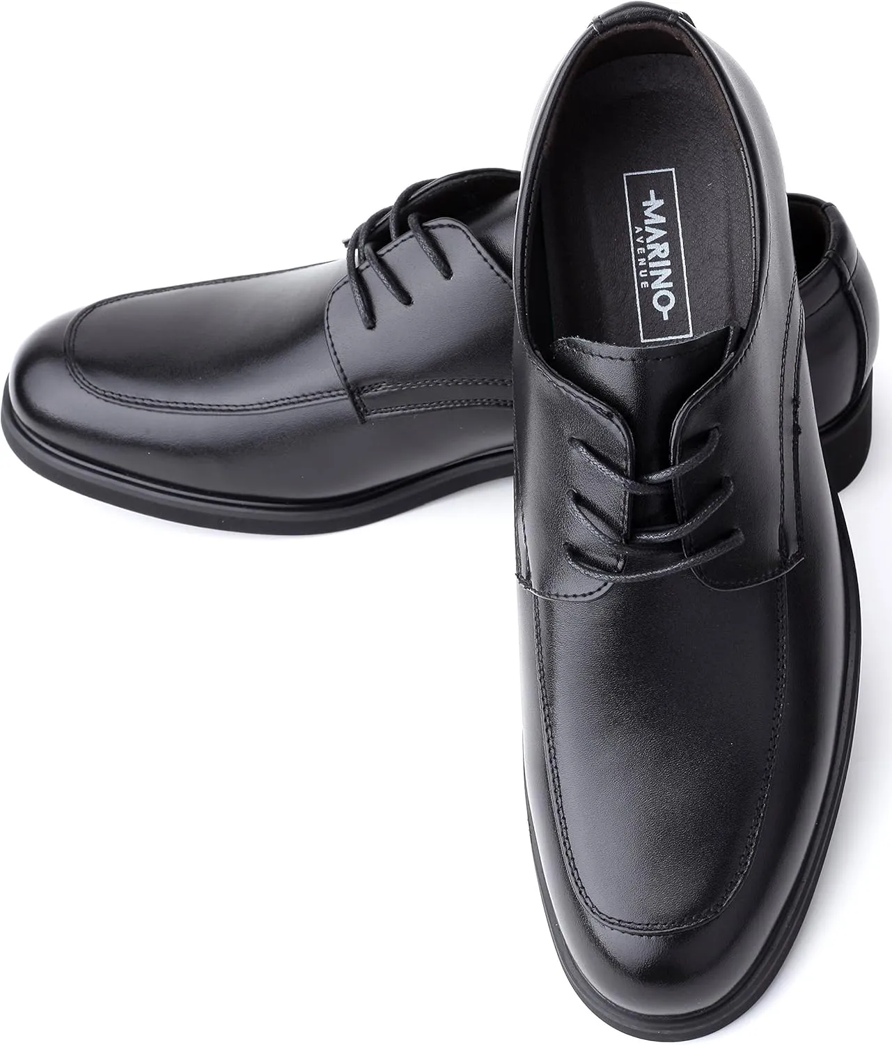 Mio Marino Comfortable Flat Dress Shoes for Women - Square Toe Satin Flats