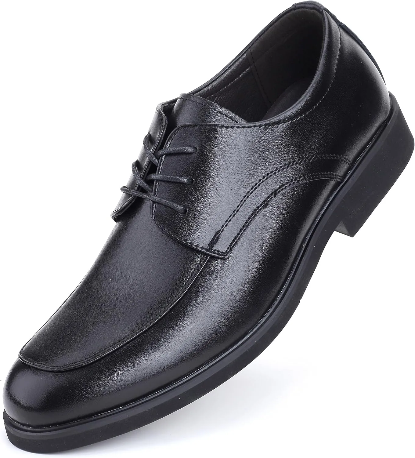 Mio Marino Comfortable Flat Dress Shoes for Women - Square Toe Satin Flats