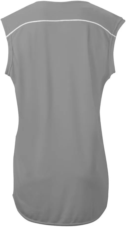 Mizuno Women's Elite 2-Button Game Jersey - Sleeveless