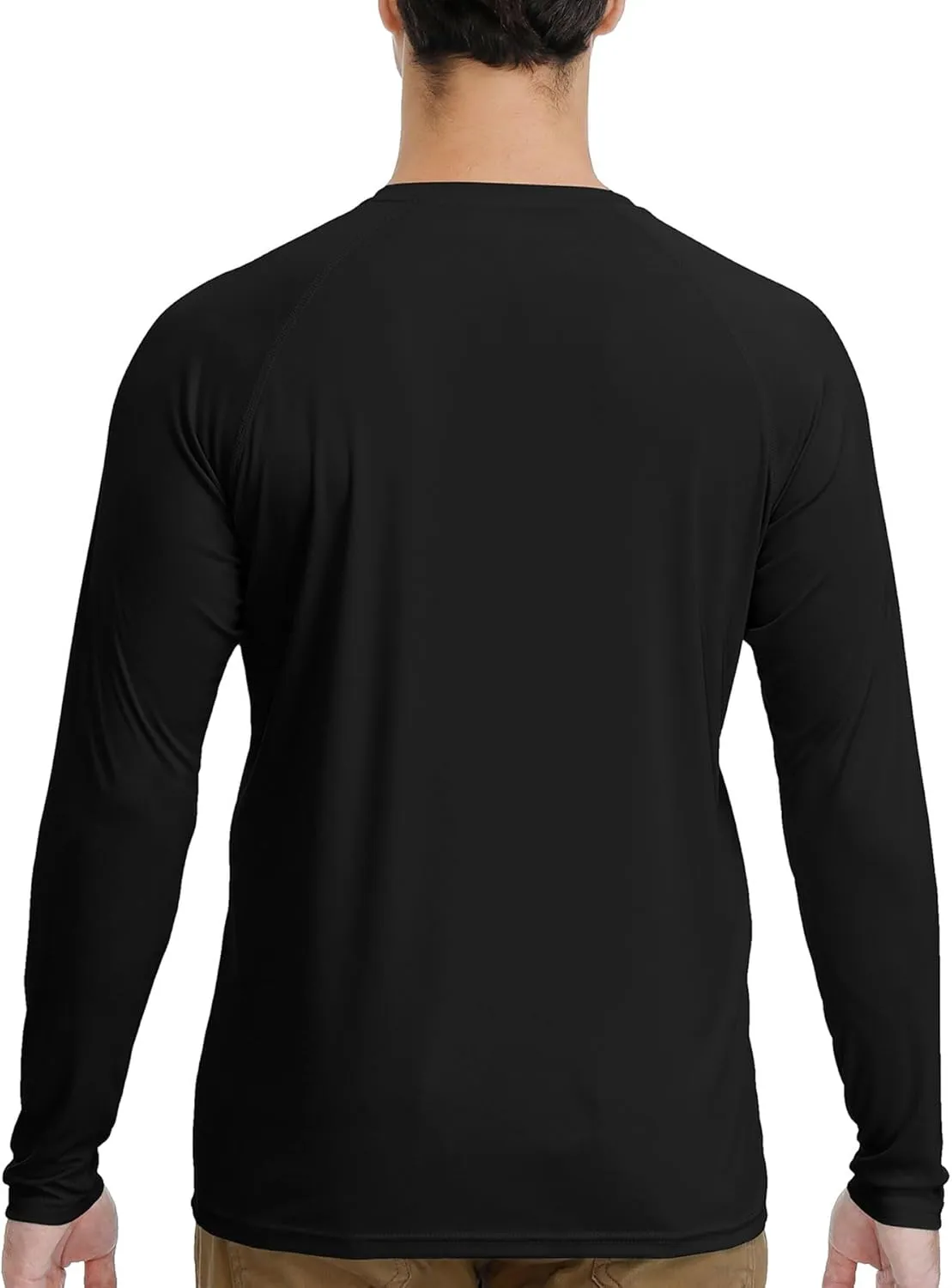 MOHEEN Men's Long Sleeve Rashguard UPF 50  Sun Shirts Quick Dry Hiking Fishing Swim T-Shirt M-3XL