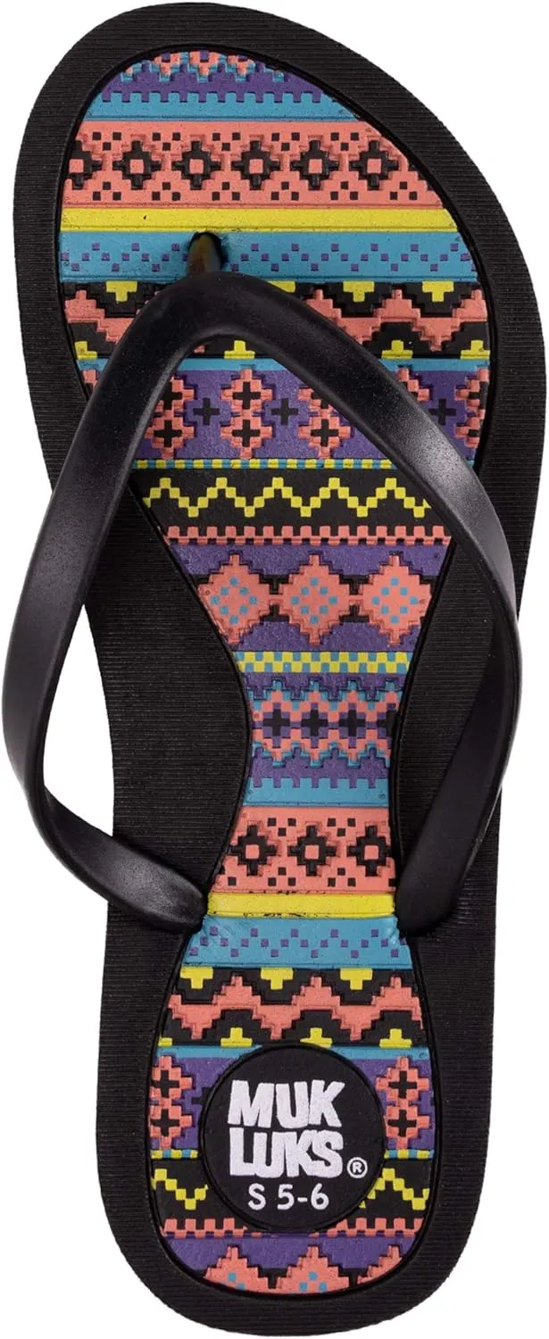 MUK LUKS Women's Comfort Terra Turf Flat Sandals